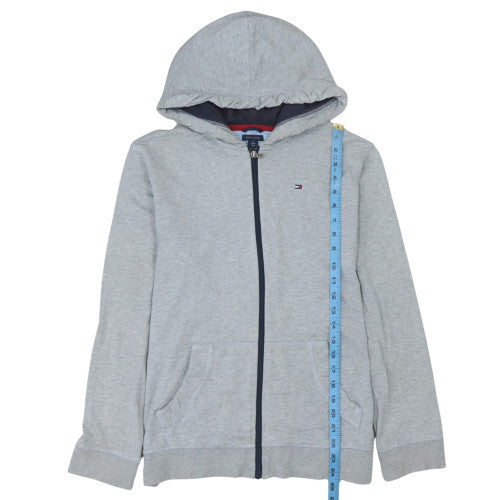 Teens UK Size XL Tommy Hilfiger Grey Full Zip Hoodie