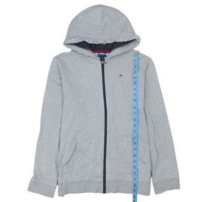 Teens UK Size XL Tommy Hilfiger Grey Full Zip Hoodie