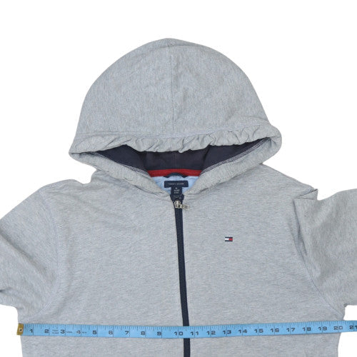 Teens UK Size XL Tommy Hilfiger Grey Full Zip Hoodie