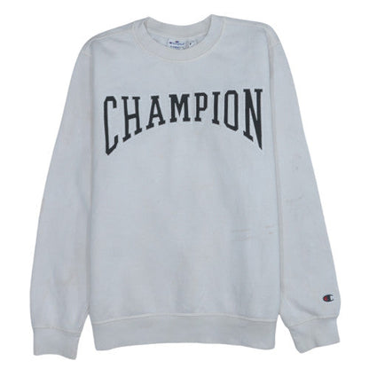Mens UK Size XS Champion White Pullover Sweatshirt