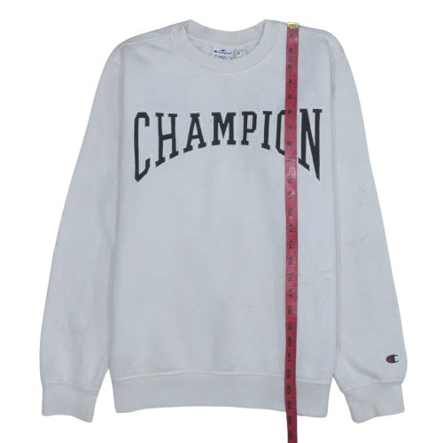 Mens UK Size XS Champion White Pullover Sweatshirt