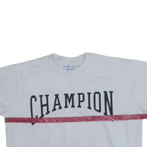 Mens UK Size XS Champion White Pullover Sweatshirt