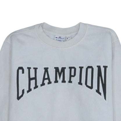 Mens UK Size XS Champion White Pullover Sweatshirt