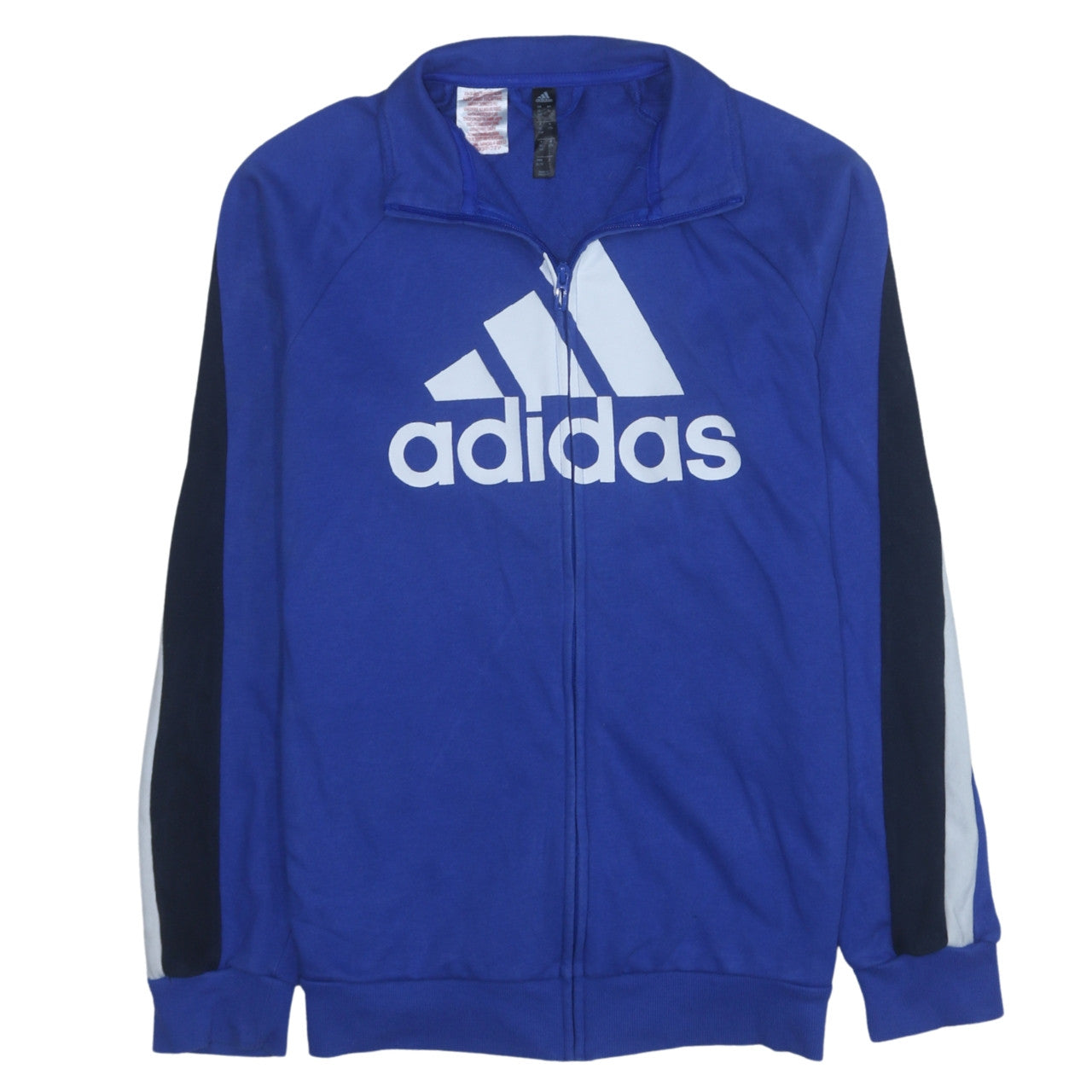 Mens UK Size XL adidas Blue Full Zip Sweatshirt