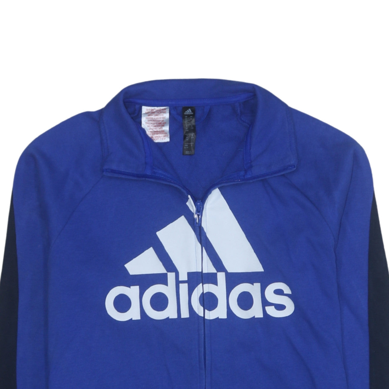 Mens UK Size XL adidas Blue Full Zip Sweatshirt