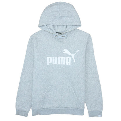 Mens UK Size L PUMA Grey Pullover Hoodie