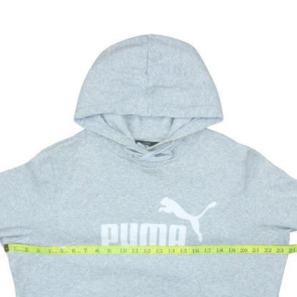 Mens UK Size L PUMA Grey Pullover Hoodie