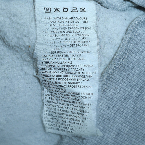 Mens UK Size L PUMA Grey Pullover Hoodie