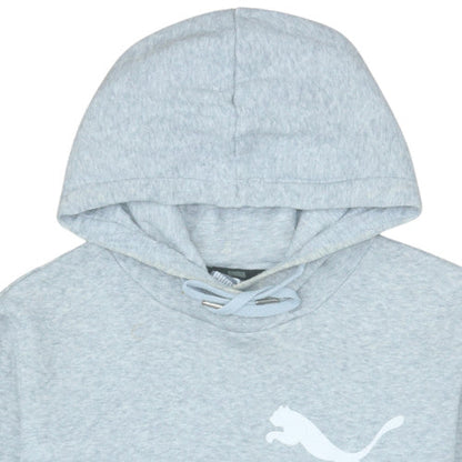 Mens UK Size L PUMA Grey Pullover Hoodie