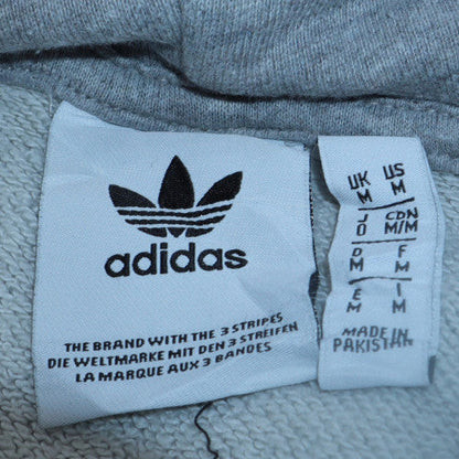 Mens UK Size M adidas Grey Pullover Hoodie
