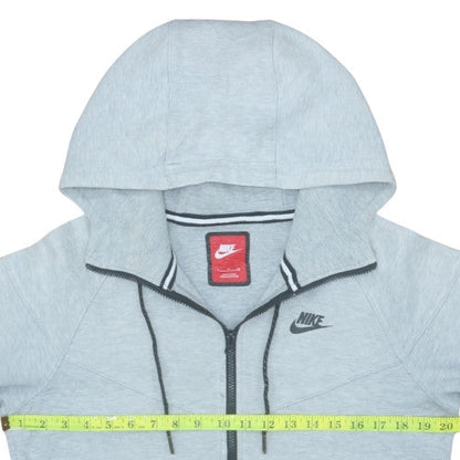 Mens UK Size S Nike Grey Full Zip Hoodie