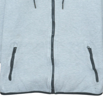 Mens UK Size S Nike Grey Full Zip Hoodie