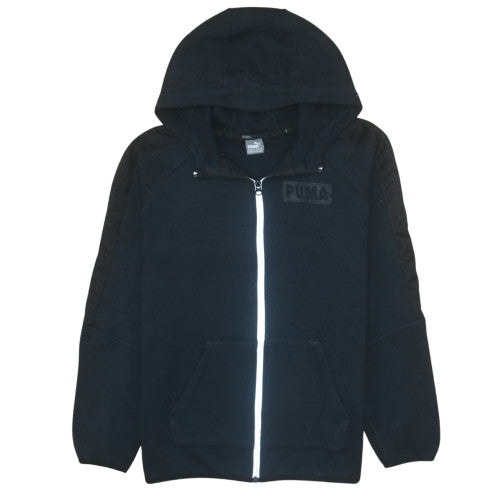 Mens UK Size L PUMA Black Full Zip Hoodie