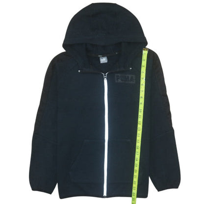 Mens UK Size L PUMA Black Full Zip Hoodie