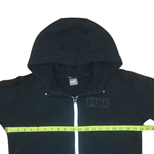 Mens UK Size L PUMA Black Full Zip Hoodie