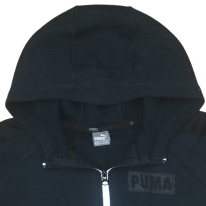 Mens UK Size L PUMA Black Full Zip Hoodie