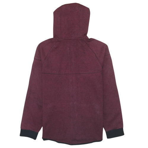 Mens UK Size M Nike Red Full Zip Hoodie