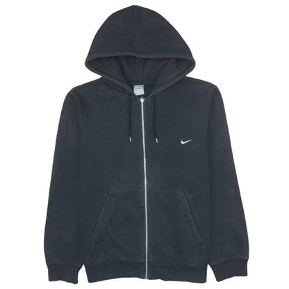 Mens UK Size L Nike Black Full Zip Hoodie