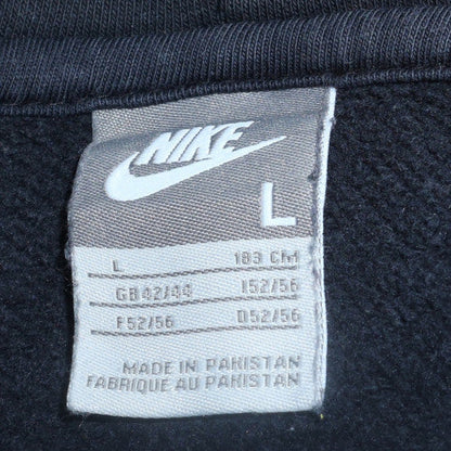Mens UK Size L Nike Black Full Zip Hoodie