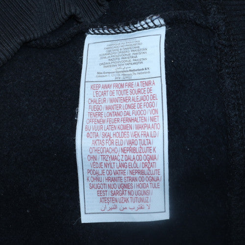 Mens UK Size L Nike Black Full Zip Hoodie
