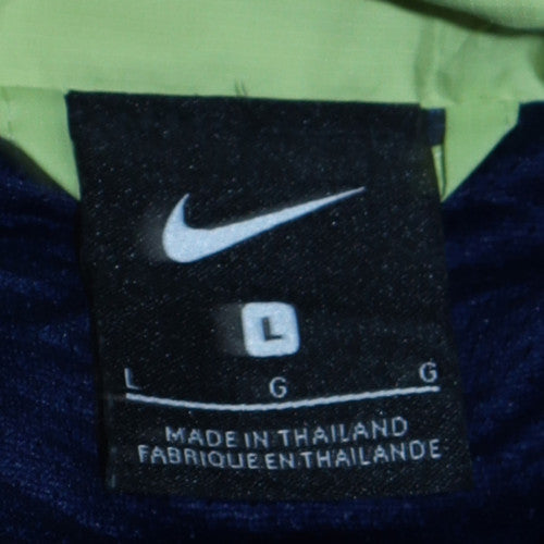 Mens UK Size L Nike Multicoloured Full Zip Hoodie