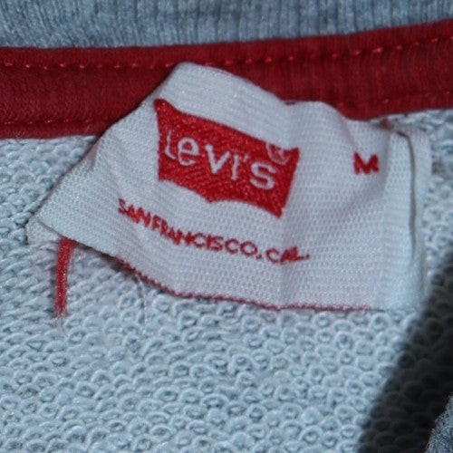 Mens UK Size M Levi's Grey Pullover Sweatshirt