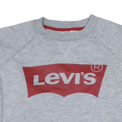 Mens UK Size M Levi's Grey Pullover Sweatshirt