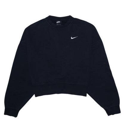 Mens UK Size M Nike Black Pullover Sweatshirt