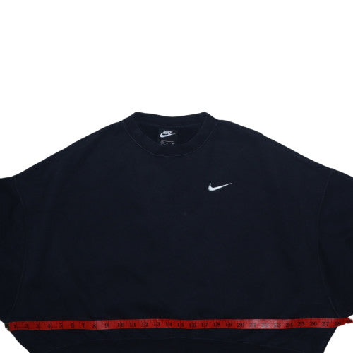 Mens UK Size M Nike Black Pullover Sweatshirt