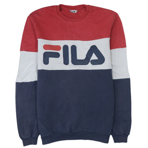Mens UK Size M FILA Multicoloured Pullover Sweatshirt