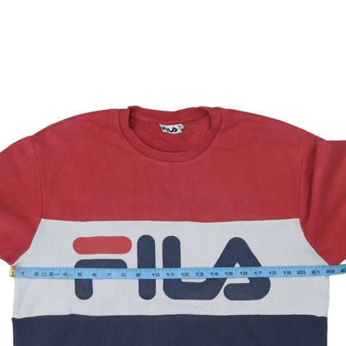 Mens UK Size M FILA Multicoloured Pullover Sweatshirt