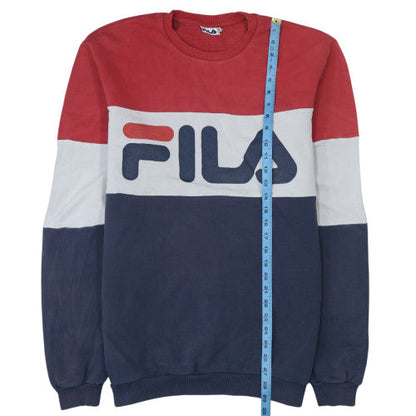 Mens UK Size M FILA Multicoloured Pullover Sweatshirt