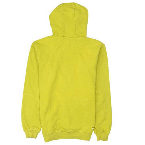 Mens UK Size L FILA Yellow Pullover Hoodie