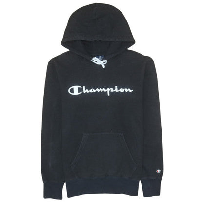 Mens UK Size S Champion Black Pullover Hoodie
