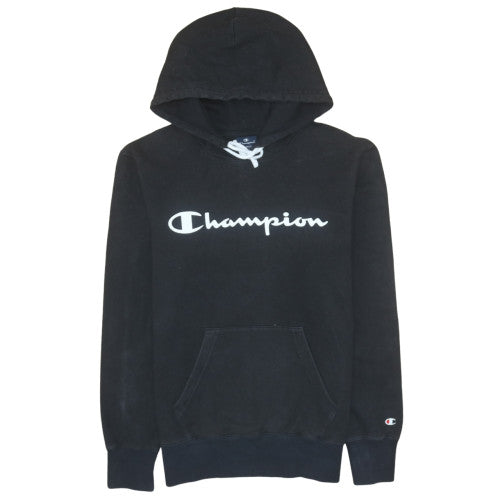 Mens UK Size S Champion Black Pullover Hoodie
