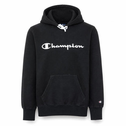 Mens UK Size S Champion Black Pullover Hoodie