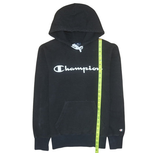 Mens UK Size S Champion Black Pullover Hoodie