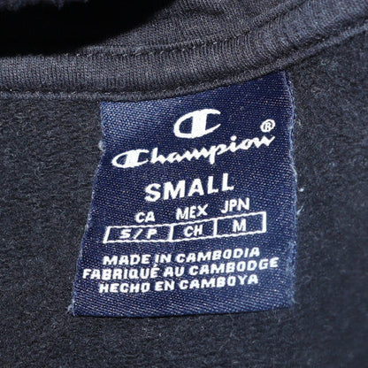 Mens UK Size S Champion Black Pullover Hoodie