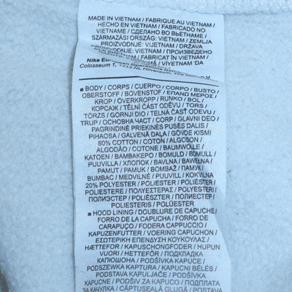 Mens UK Size S Nike White Pullover Hoodie