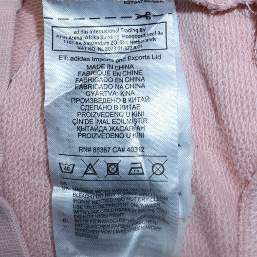 Womens UK Size L adidas Pink Pullover Sweatshirt