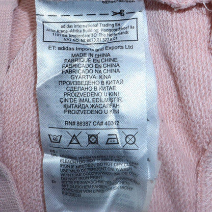 Womens UK Size L adidas Pink Pullover Sweatshirt