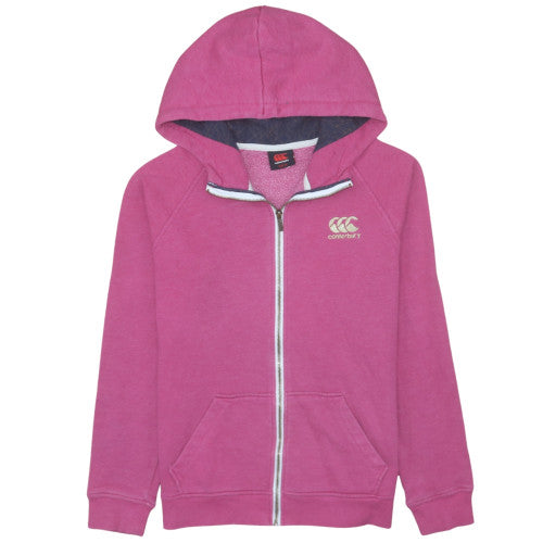 Womens UK Size 14 Canterbury Pink Full Zip Hoodie