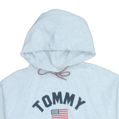 Mens UK Size M Tommy Jeans Grey Pullover Hoodie