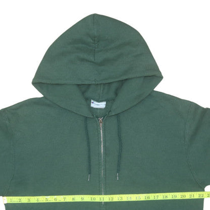 Mens UK Size M Champion Green Full Zip Hoodie