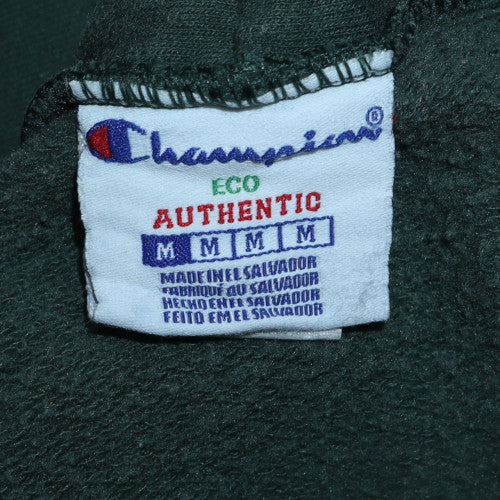 Mens UK Size M Champion Green Full Zip Hoodie