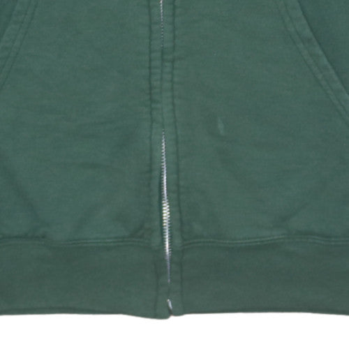 Mens UK Size M Champion Green Full Zip Hoodie