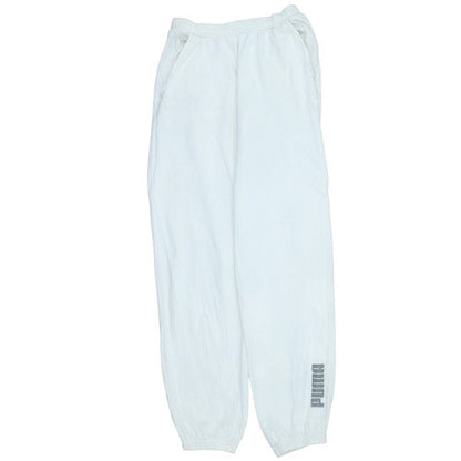 Mens UK Size XS PUMA Regular Fit Jogger White Trousers