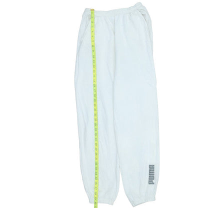 Mens UK Size XS PUMA Regular Fit Jogger White Trousers