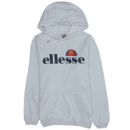 Mens UK Size S ellesse White Pullover Hoodie