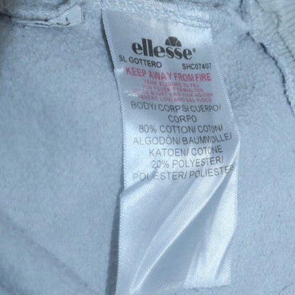 Mens UK Size S ellesse White Pullover Hoodie